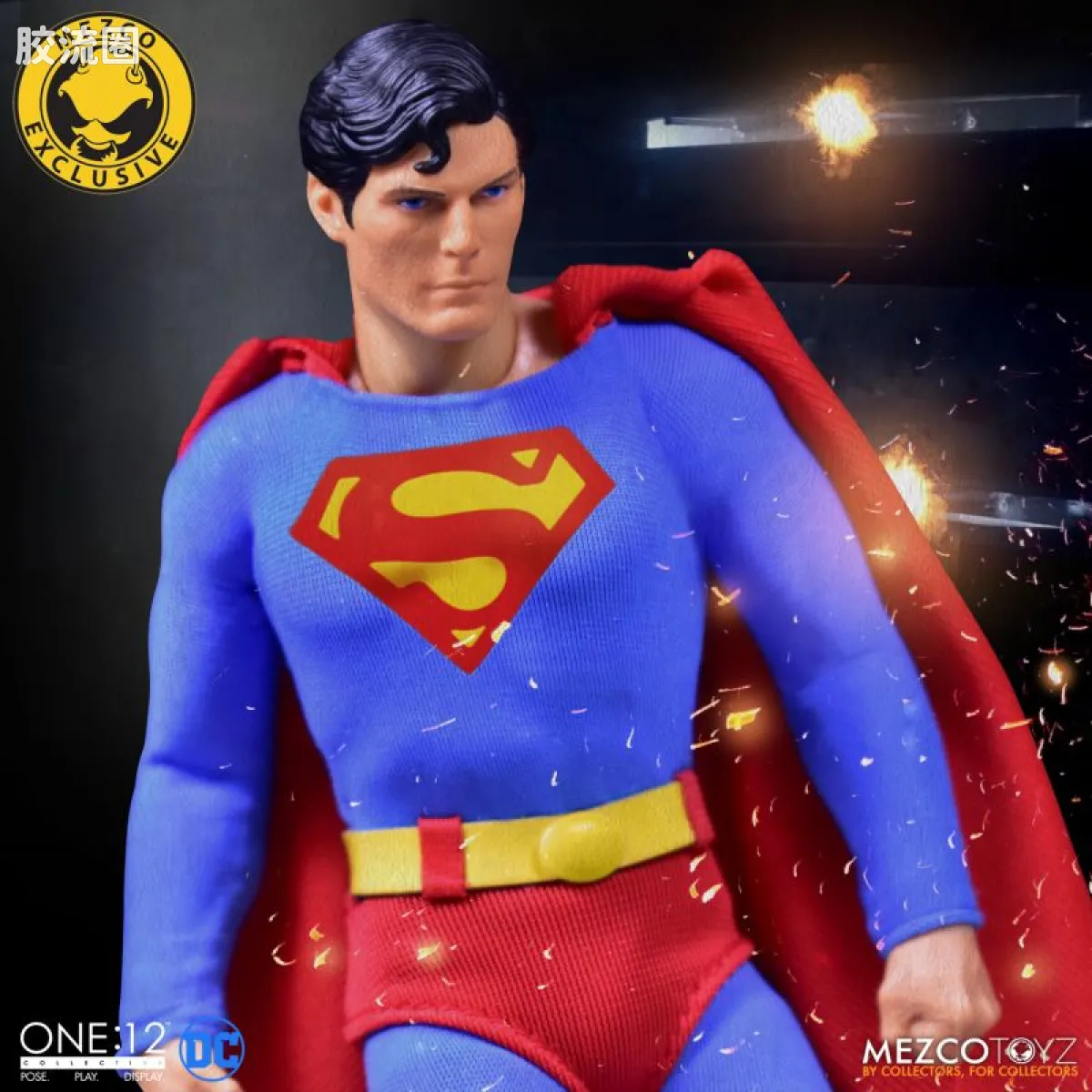 Mezco one-12系列 1/12 DC Comics集体系列 超人—里夫超人 - 图片