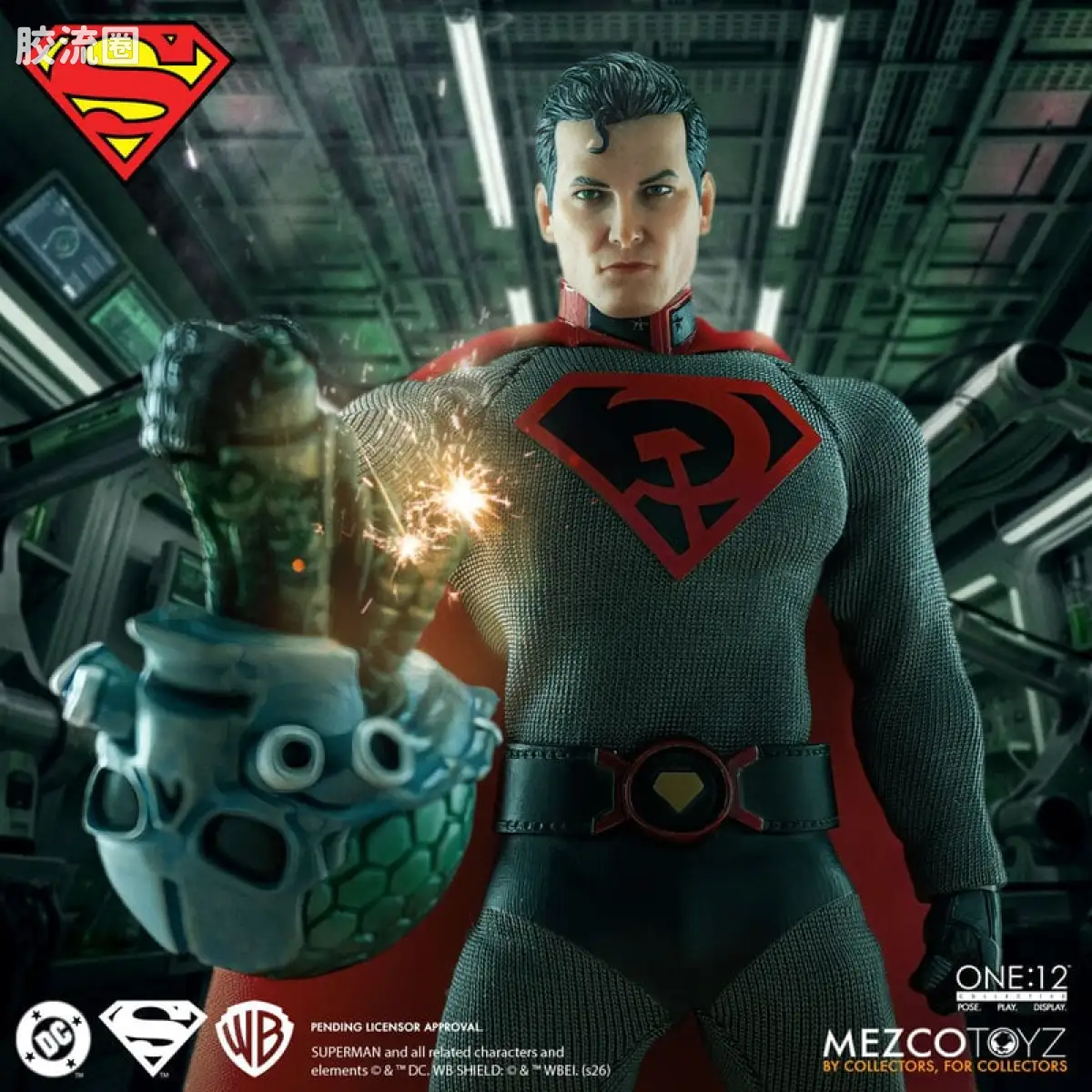 Mezco one-12系列 1/12 DC Comics集体系列 超人 - 红色之子 - 图片