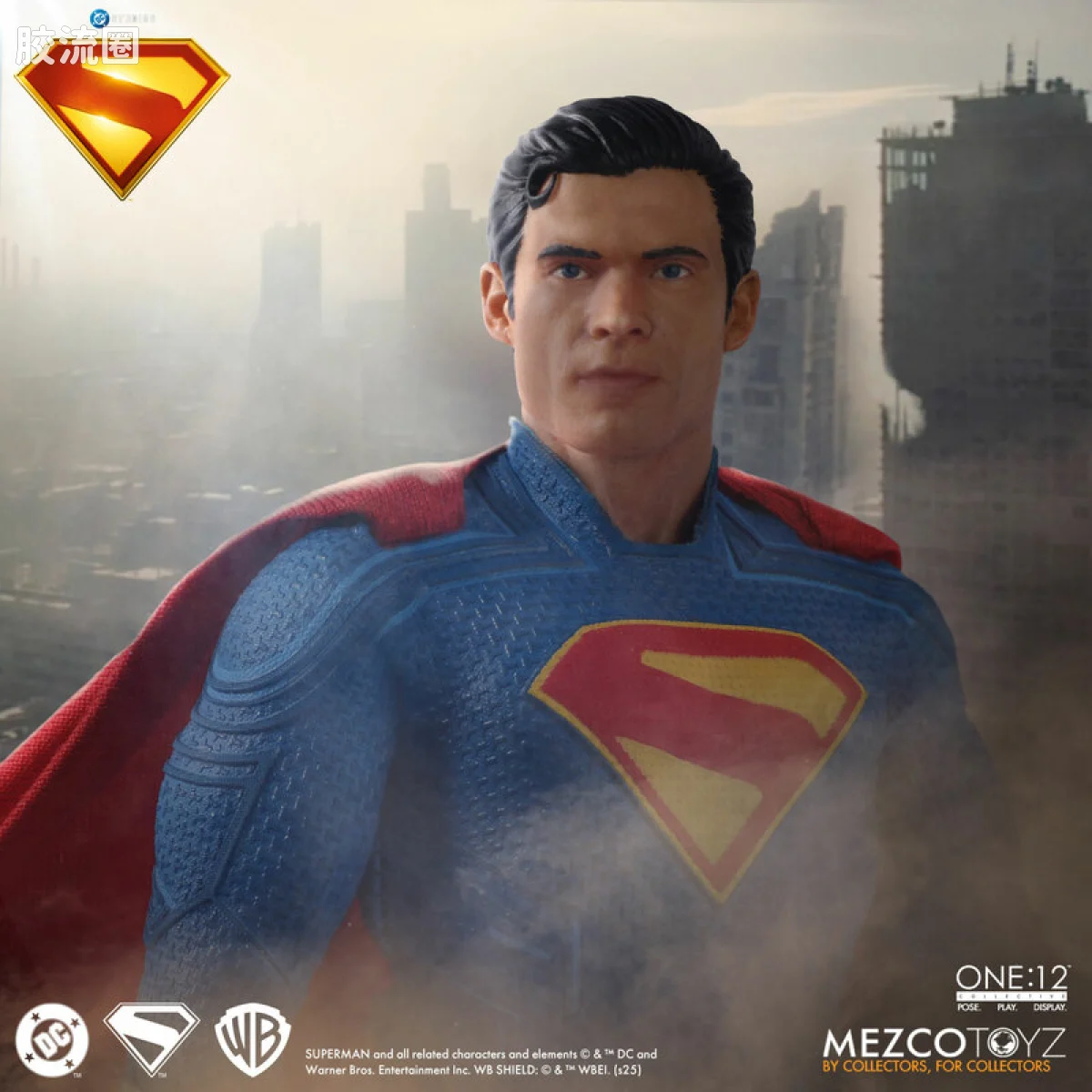 Mezco one-12系列 1/12 DC Comics集体系列 超人 大卫·科伦斯韦 - 图片
