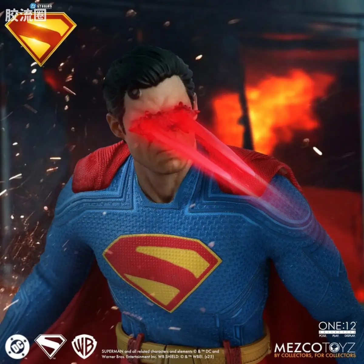 Mezco one-12系列 1/12 DC Comics集体系列 超人 大卫·科伦斯韦 - 图片