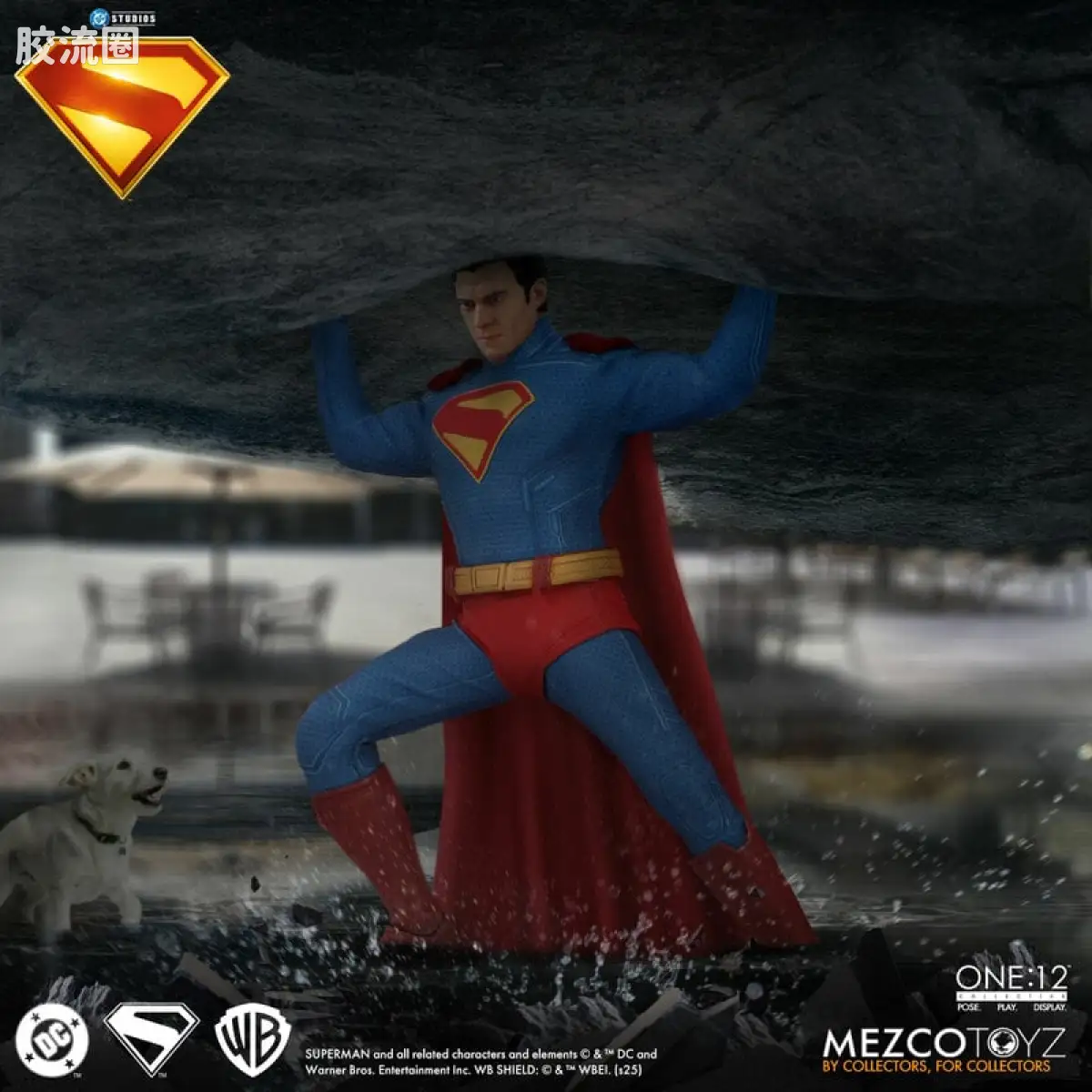 Mezco one-12系列 1/12 DC Comics集体系列 超人 大卫·科伦斯韦 - 图片