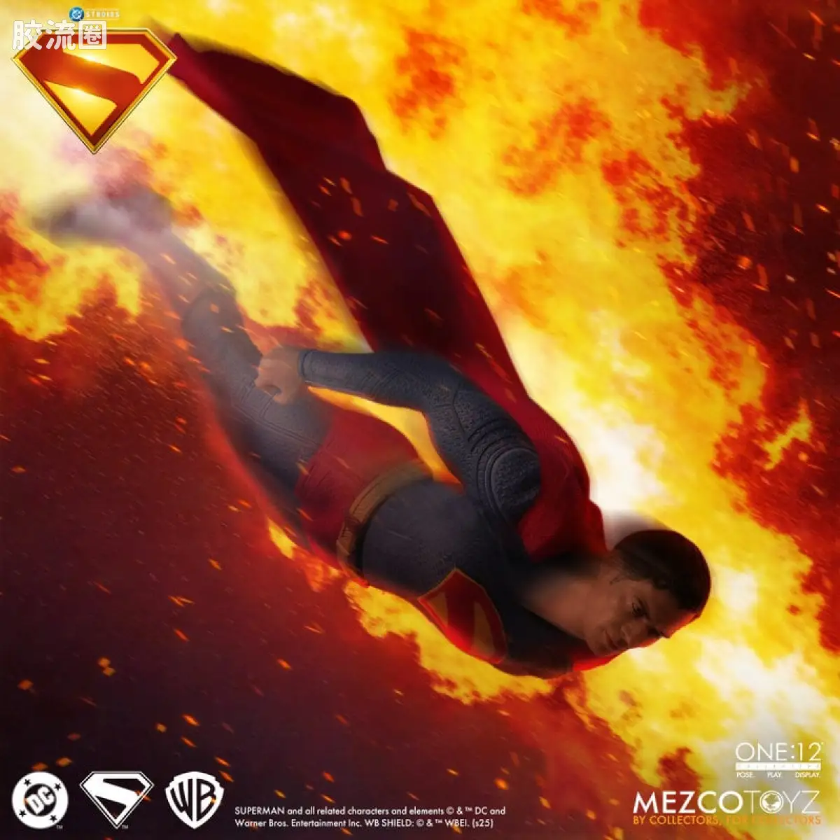 Mezco one-12系列 1/12 DC Comics集体系列 超人 大卫·科伦斯韦 - 图片