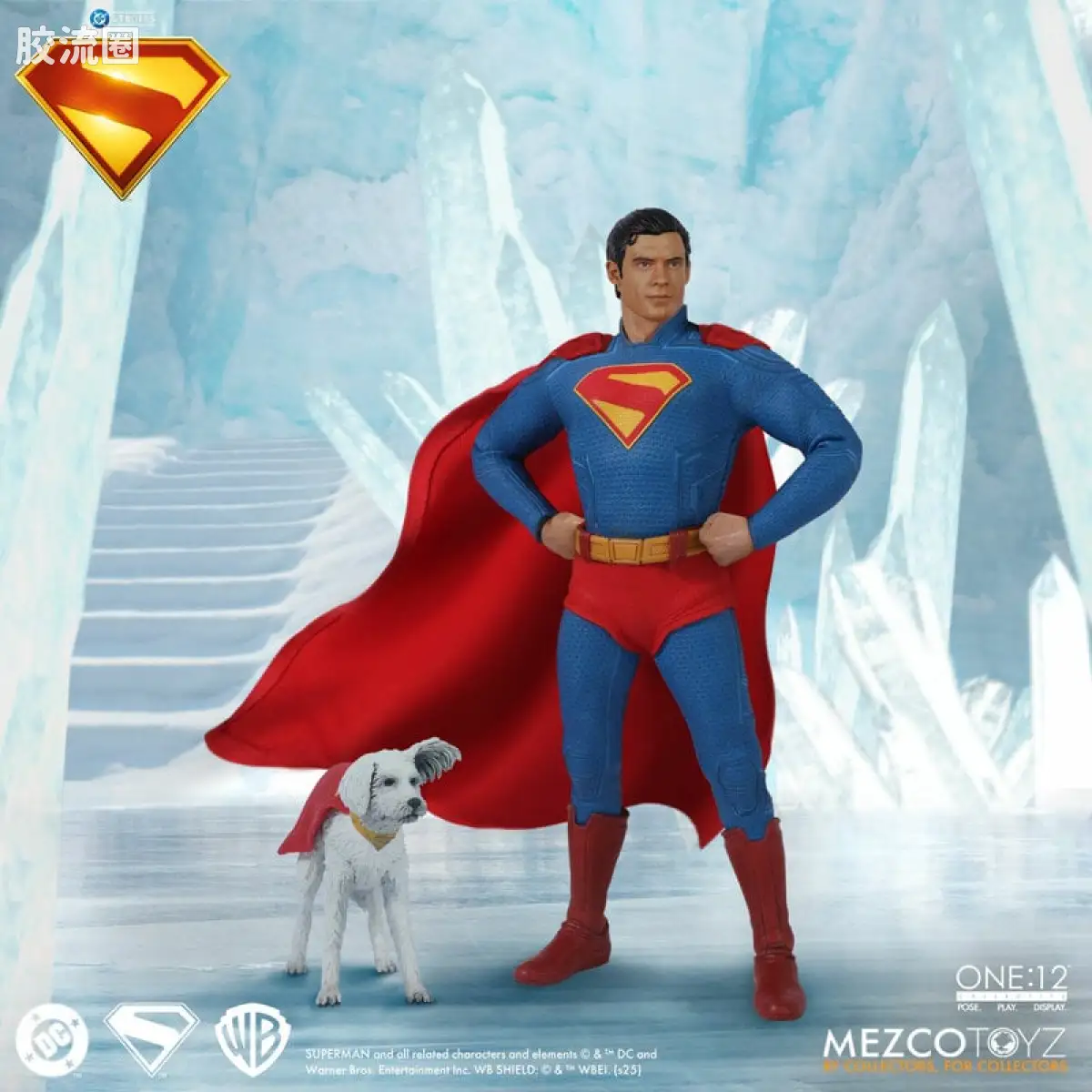 Mezco one-12系列 1/12 DC Comics集体系列 超人 大卫·科伦斯韦 - 图片