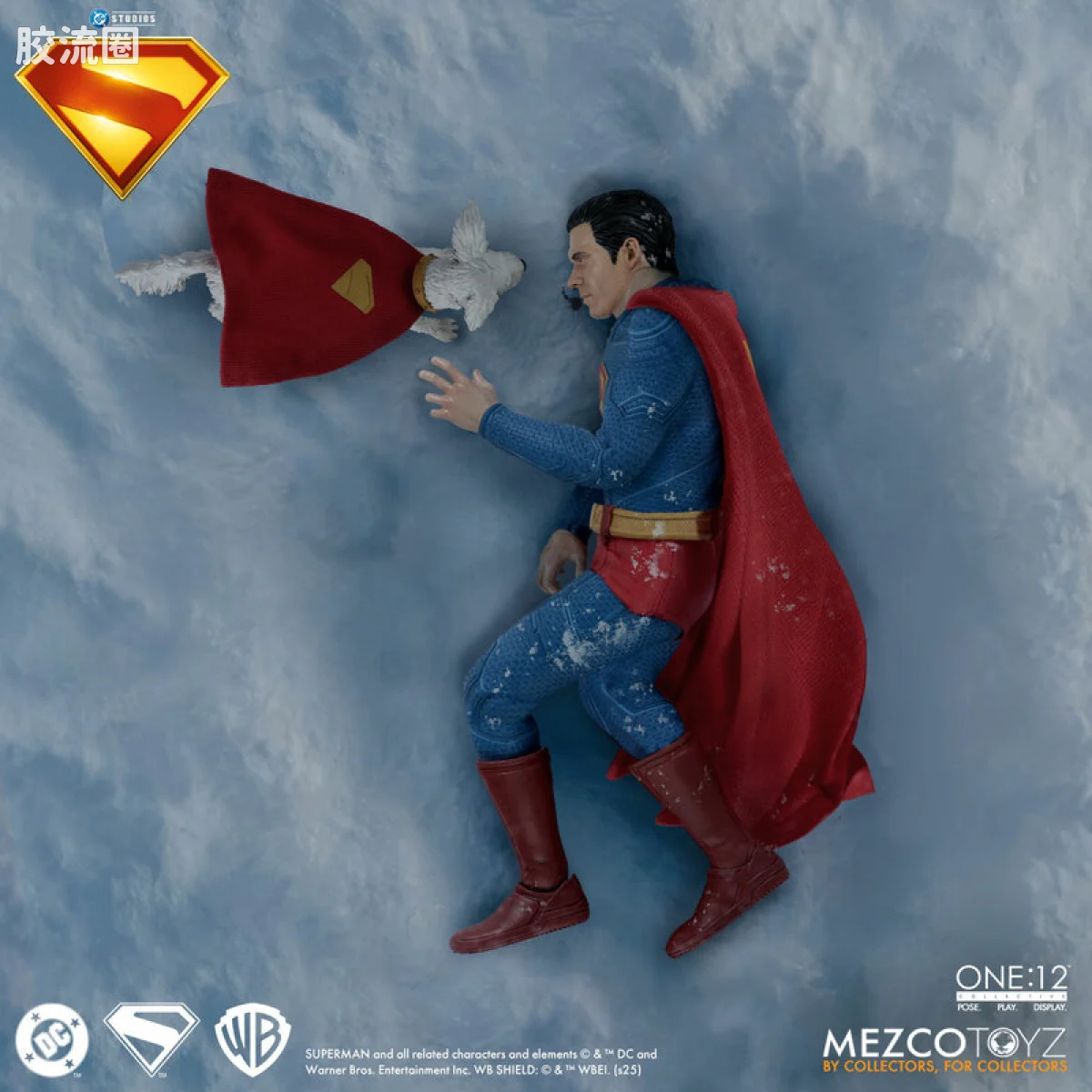 Mezco one-12系列 1/12 DC Comics集体系列 超人 大卫·科伦斯韦 - 图片
