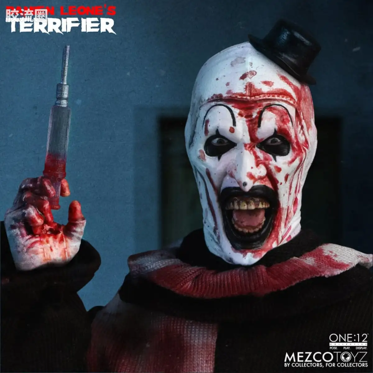 Mezco one-12系列 1/12集体系列 断魂小丑—血迹版 - 图片