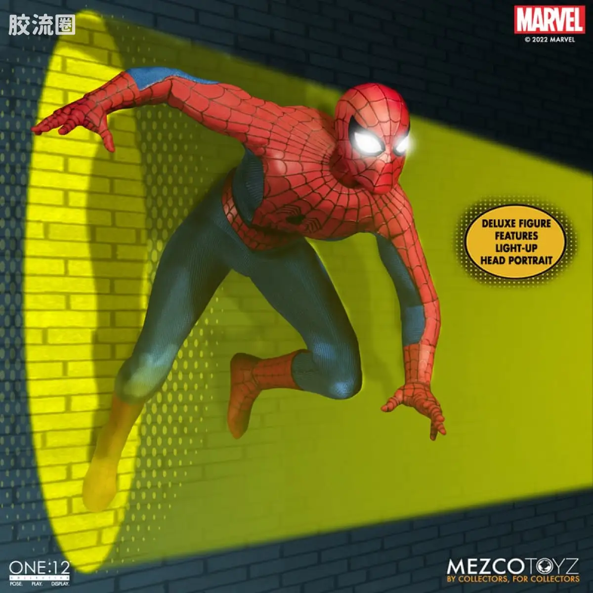 Mezco one-12系列 1/12 Marvel集体系列 漫画 神奇蜘蛛侠 蜘蛛侠 豪华版 - 图片
