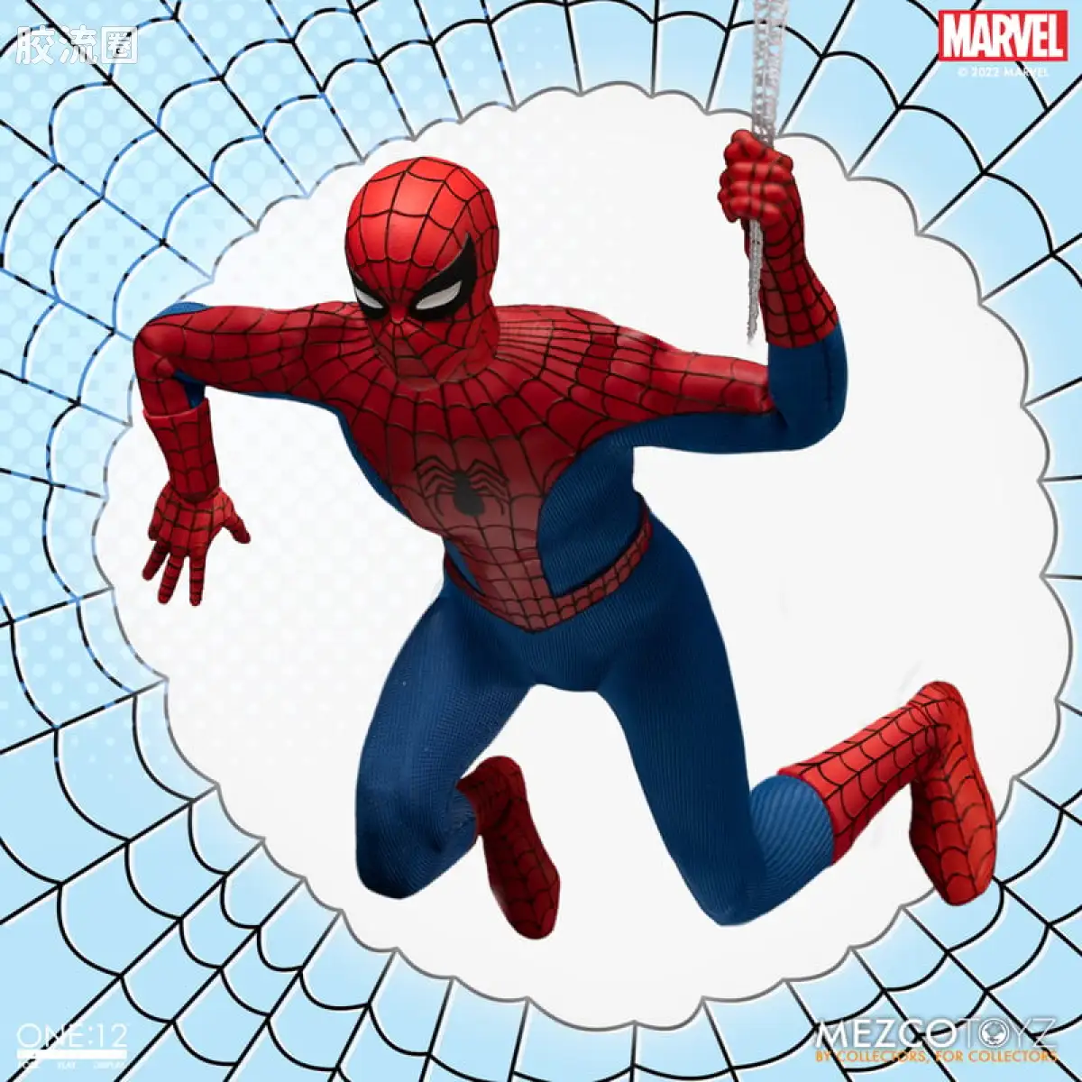 Mezco one-12系列 1/12 Marvel集体系列 漫画 神奇蜘蛛侠 蜘蛛侠 豪华版 - 图片