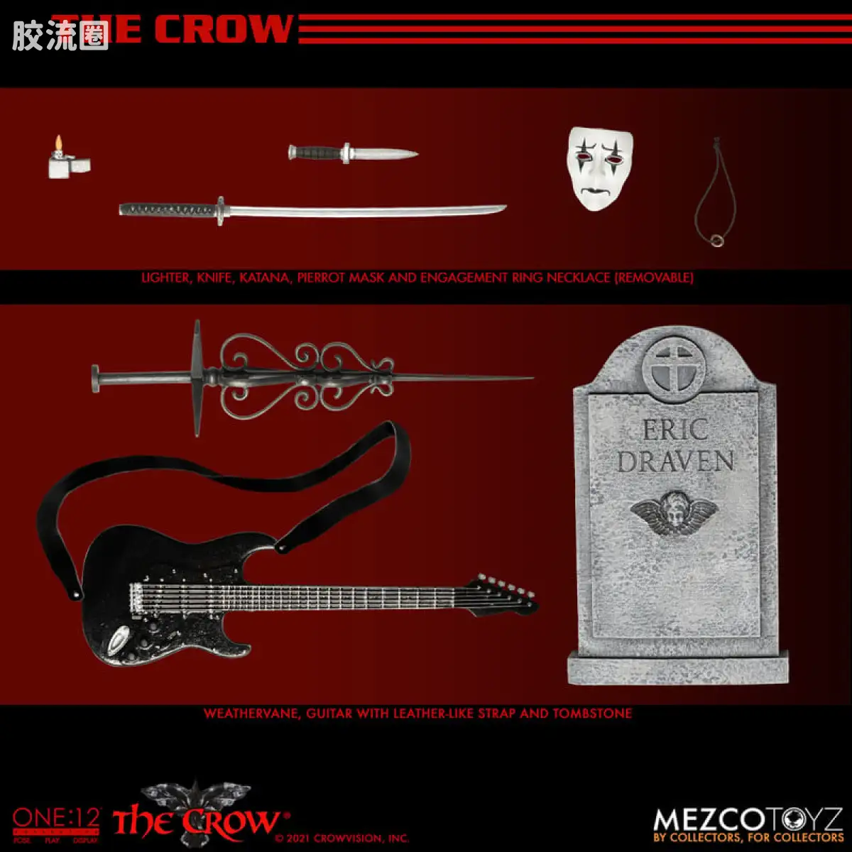 Mezco one-12系列 1/12集体系列 乌鸦 艾域 - 图片