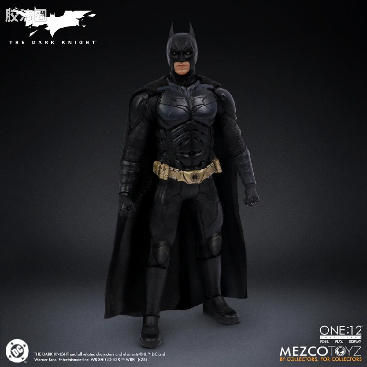 Mezco one-12系列 1/12 DC Comics集体系列 黑暗骑士：蝙蝠侠 - 图片