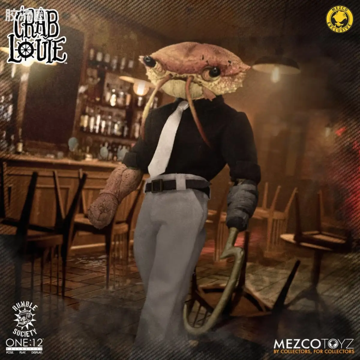 Mezco one-12系列 1/12 Rumble Society集体系列  甲壳帮：蟹王路易 - 图片