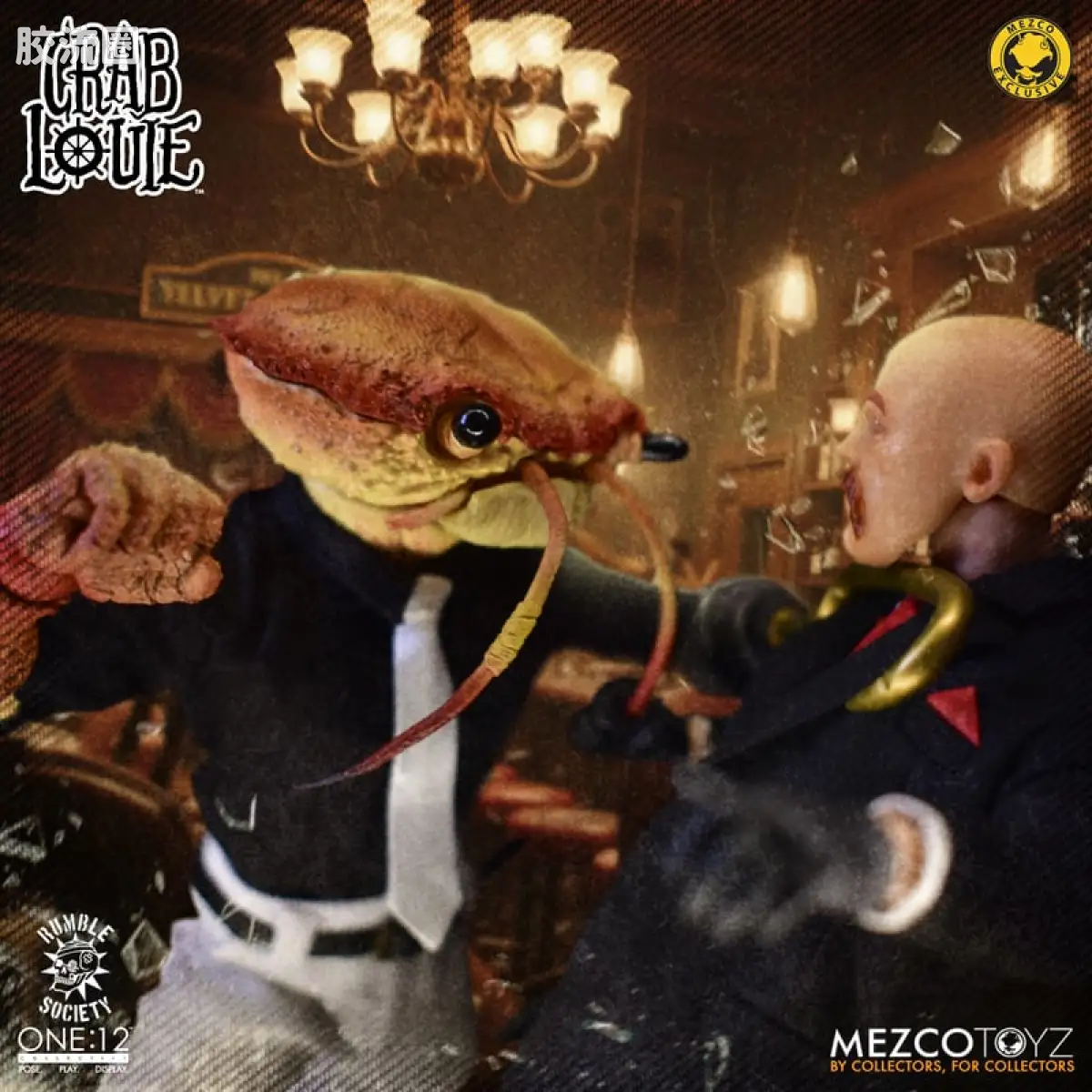 Mezco one-12系列 1/12 Rumble Society集体系列  甲壳帮：蟹王路易 - 图片
