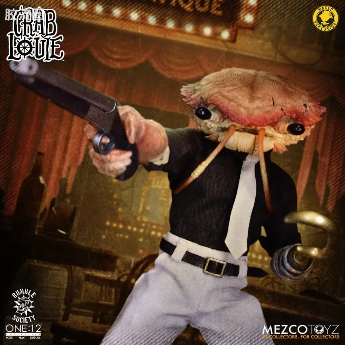 Mezco one-12系列 1/12 Rumble Society集体系列  甲壳帮：蟹王路易 - 图片