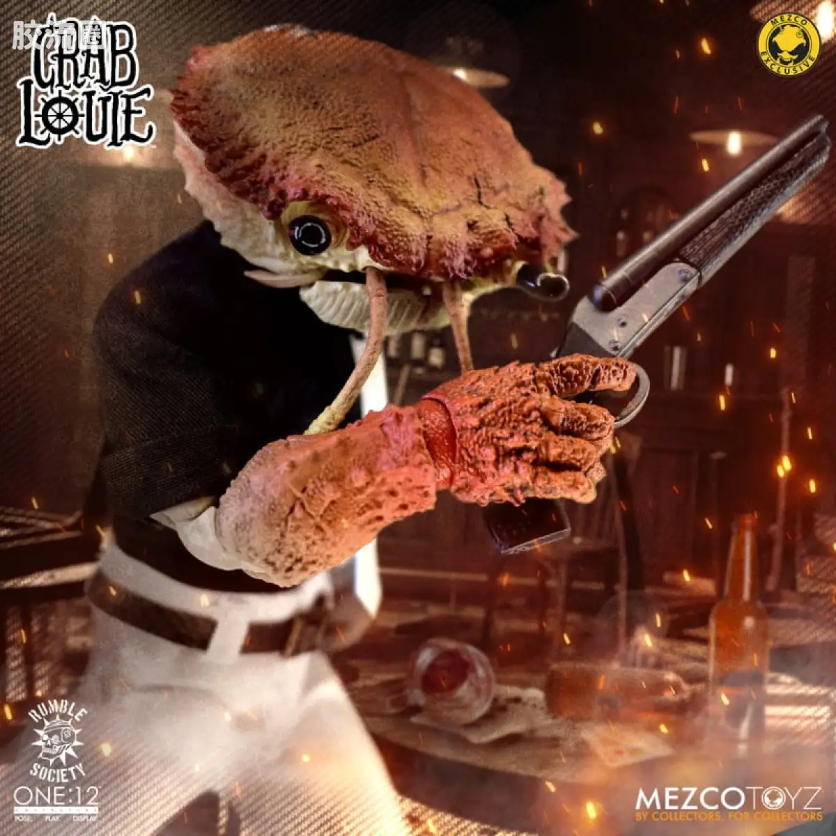 Mezco one-12系列 1/12 Rumble Society集体系列  甲壳帮：蟹王路易 - 图片