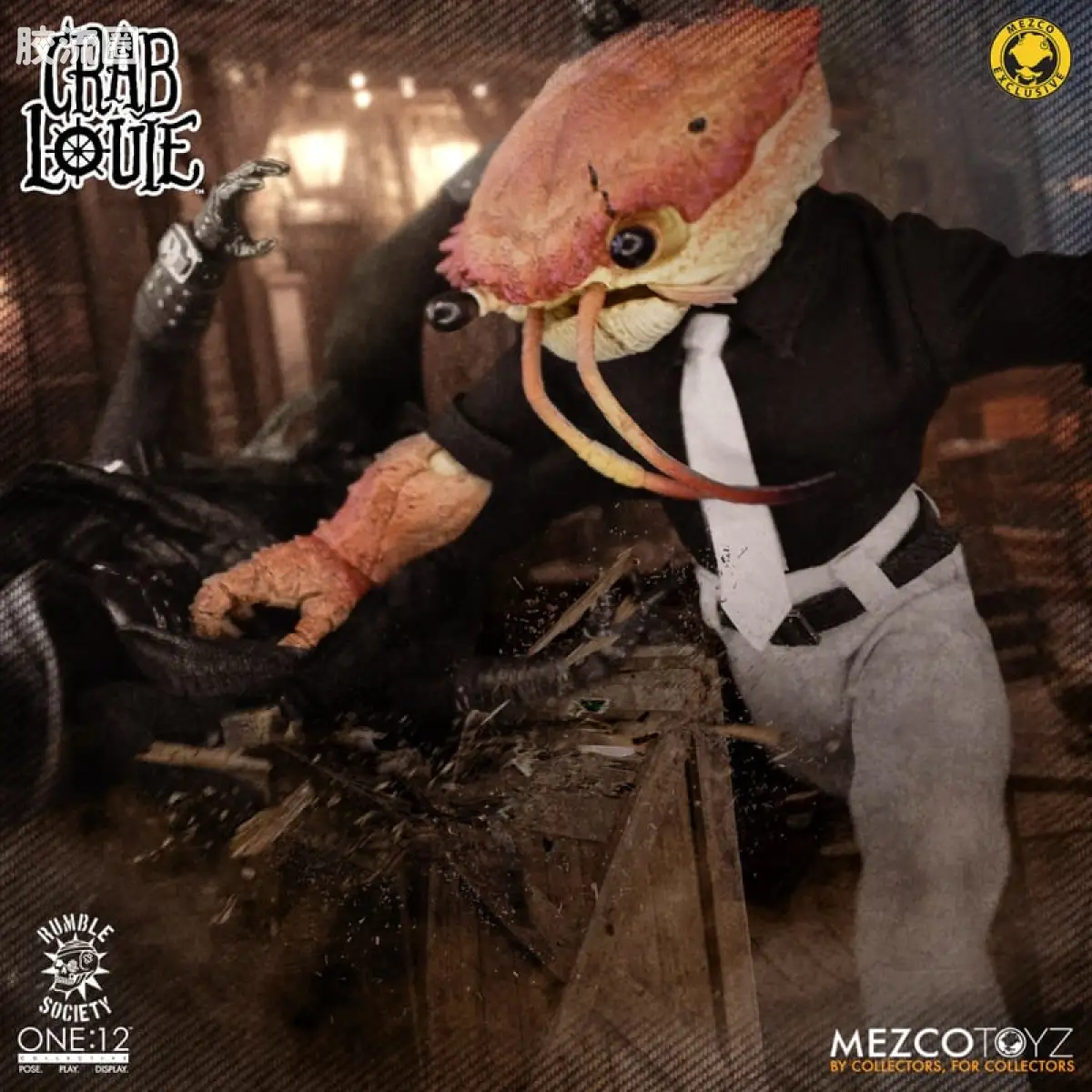 Mezco one-12系列 1/12 Rumble Society集体系列  甲壳帮：蟹王路易 - 图片