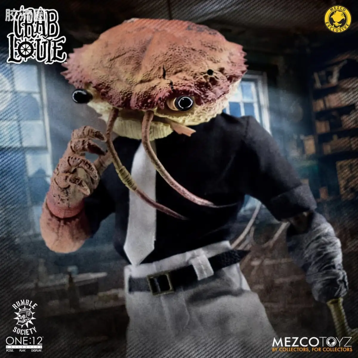 Mezco one-12系列 1/12 Rumble Society集体系列  甲壳帮：蟹王路易 - 图片