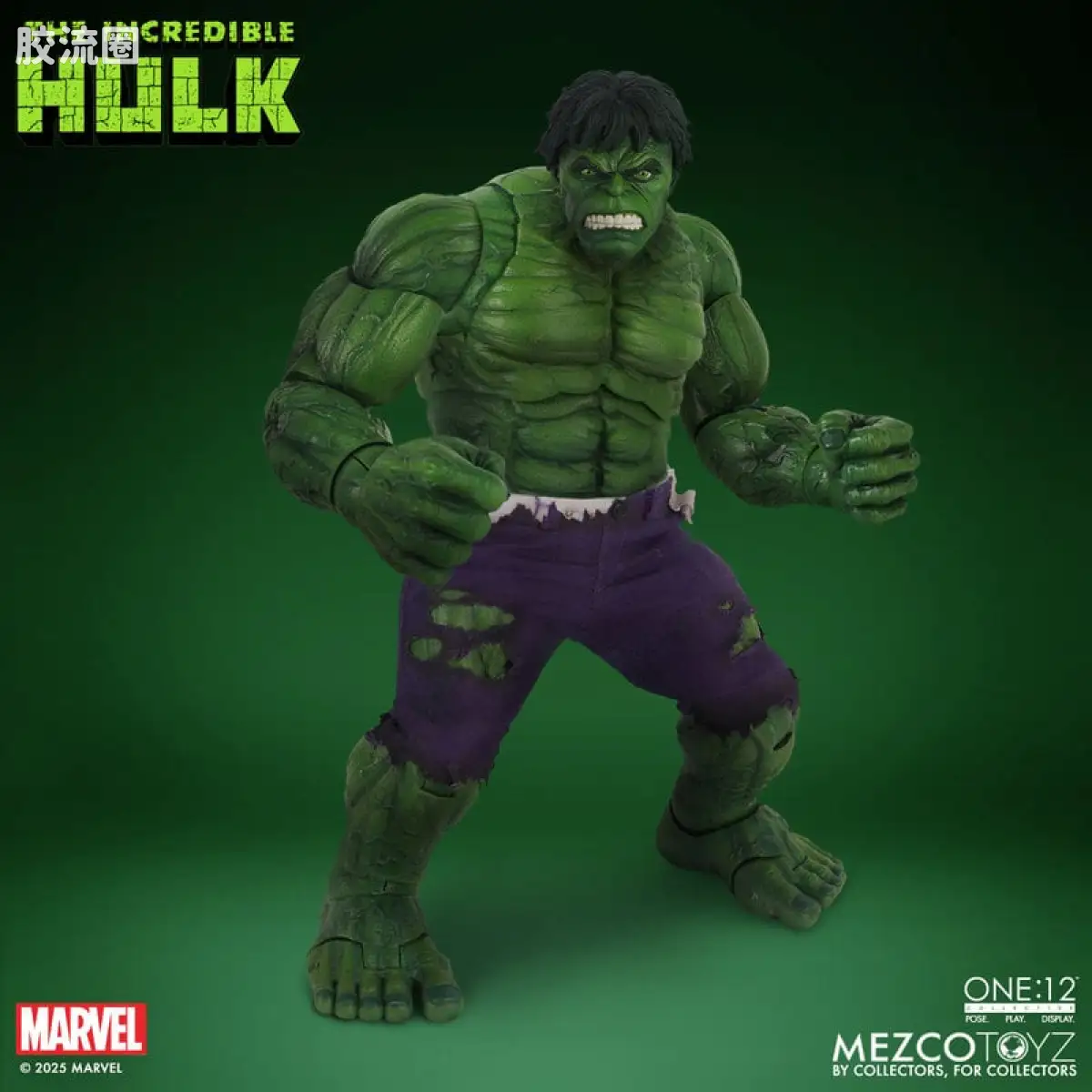 Mezco one-12系列 1/12 Marvel集体系列 无敌浩克 - 图片