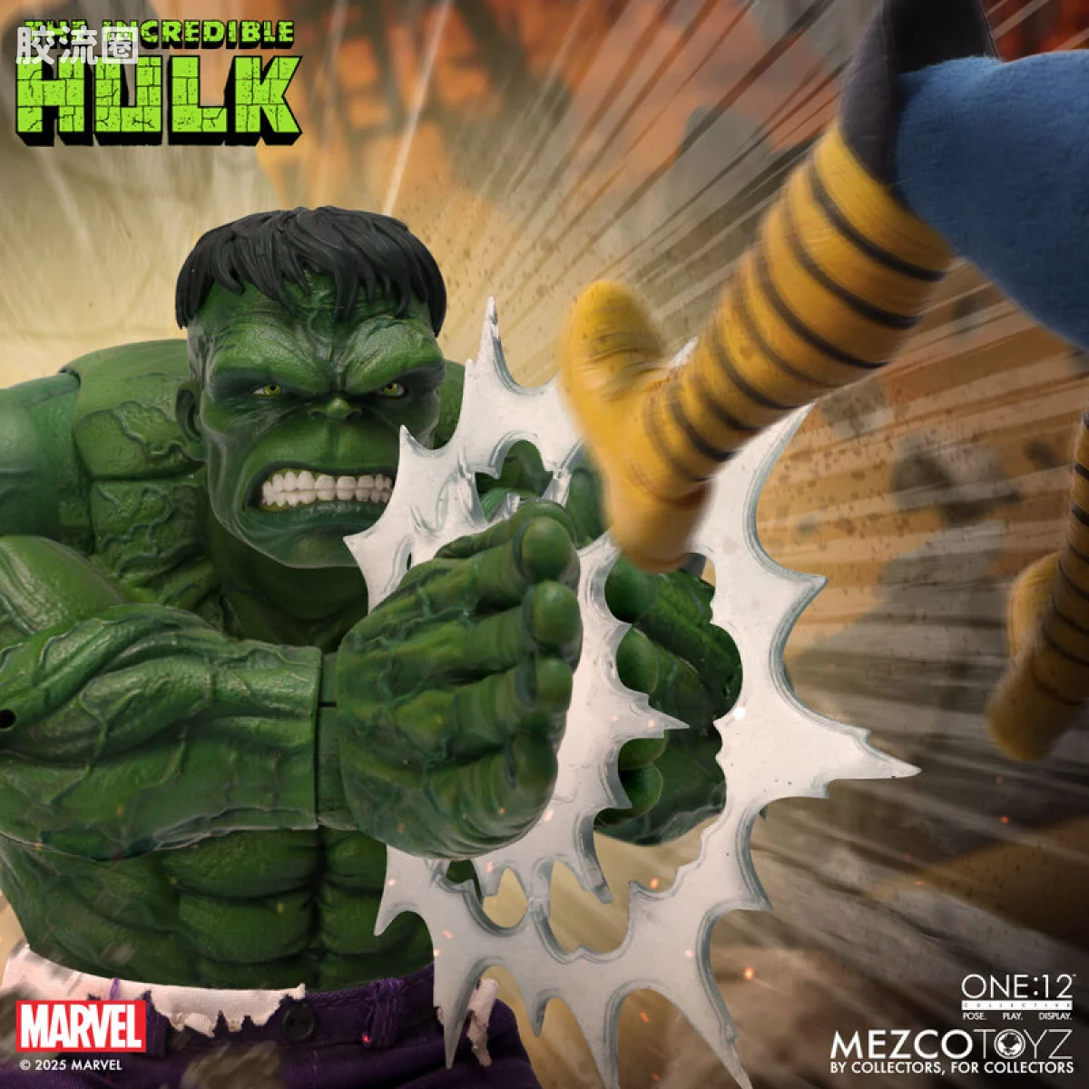 Mezco one-12系列 1/12 Marvel集体系列 无敌浩克 - 图片