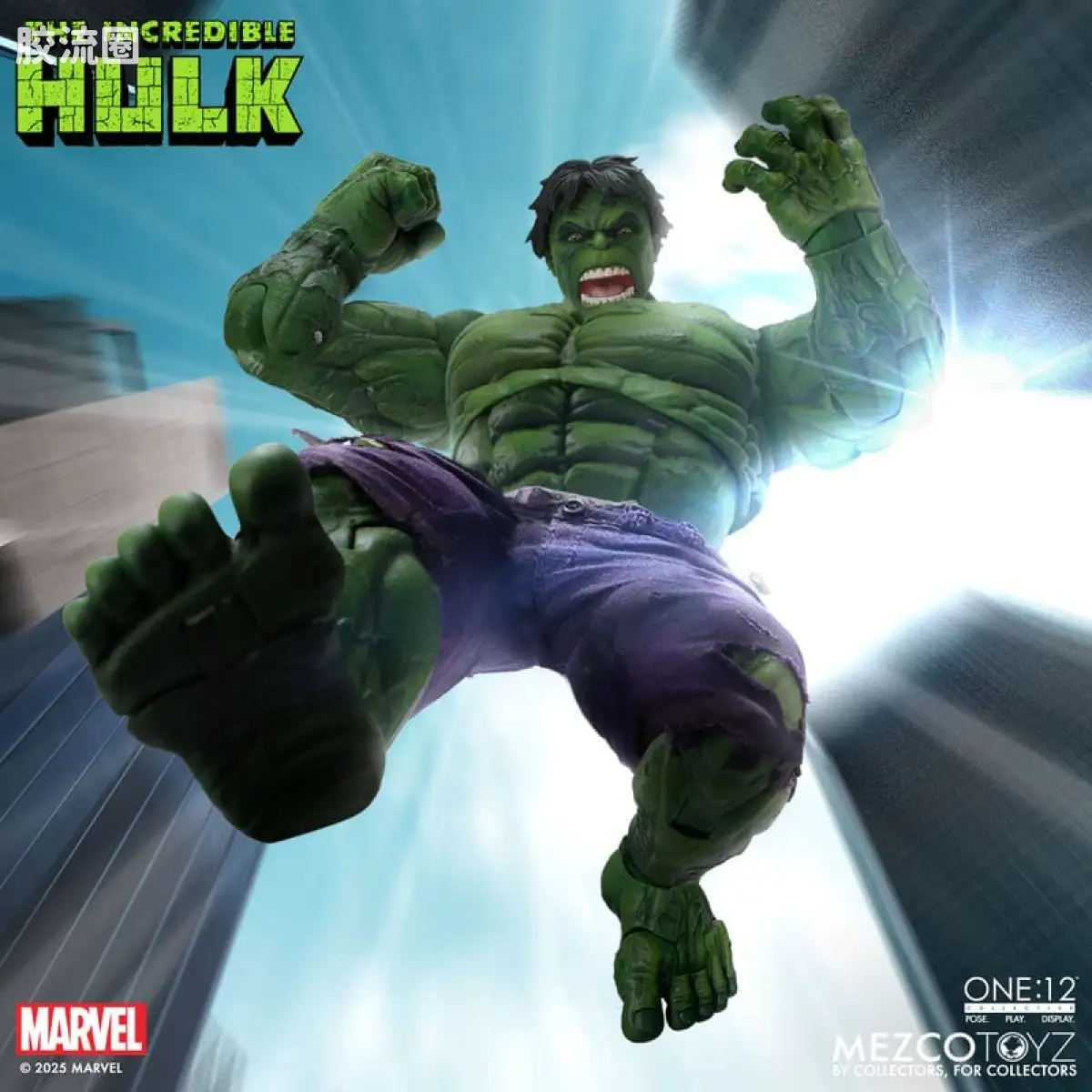 Mezco one-12系列 1/12 Marvel集体系列 无敌浩克 - 图片
