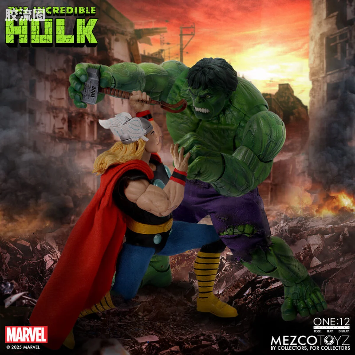 Mezco one-12系列 1/12 Marvel集体系列 无敌浩克 - 图片