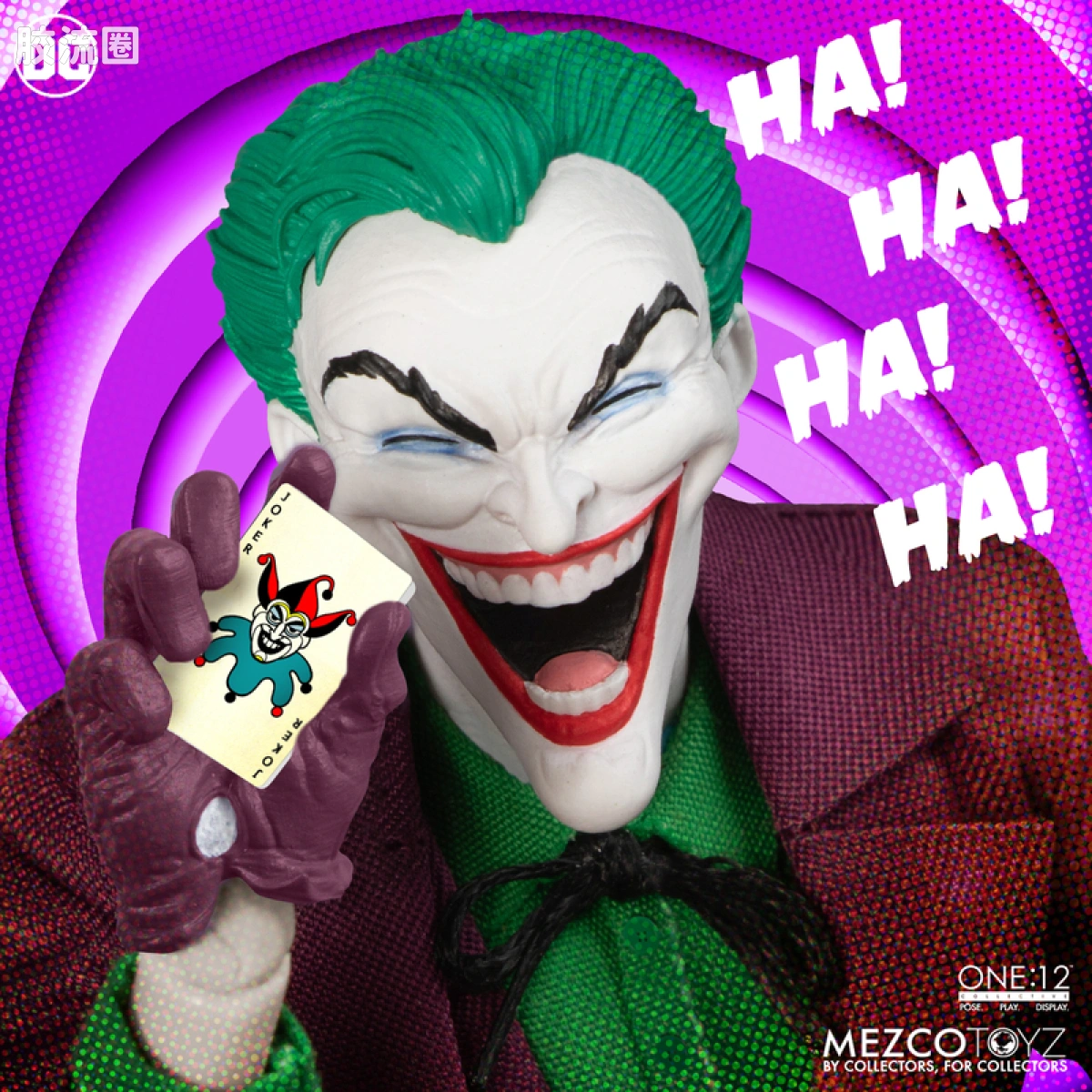 Mezco one-12系列 1/12 DC Comics集体系列 小丑—黄金时代 - 图片