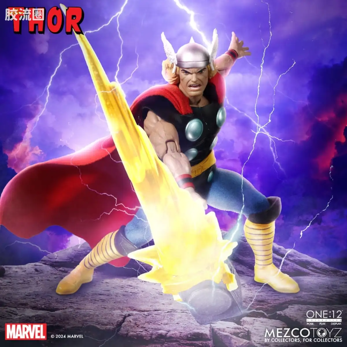 Mezco one-12系列 1/12 Marvel集体系列 雷神托尔 - 图片