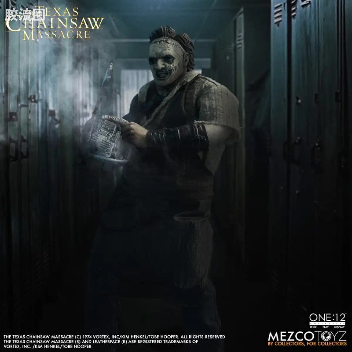 Mezco one-12系列 1/12集体系列 德州电锯杀人狂 (2003)：人皮脸 - 图片