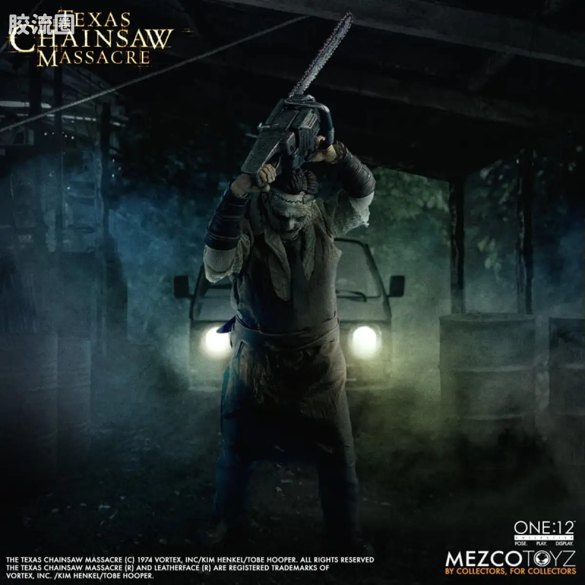 Mezco one-12系列 1/12集体系列 德州电锯杀人狂 (2003)：人皮脸 - 图片