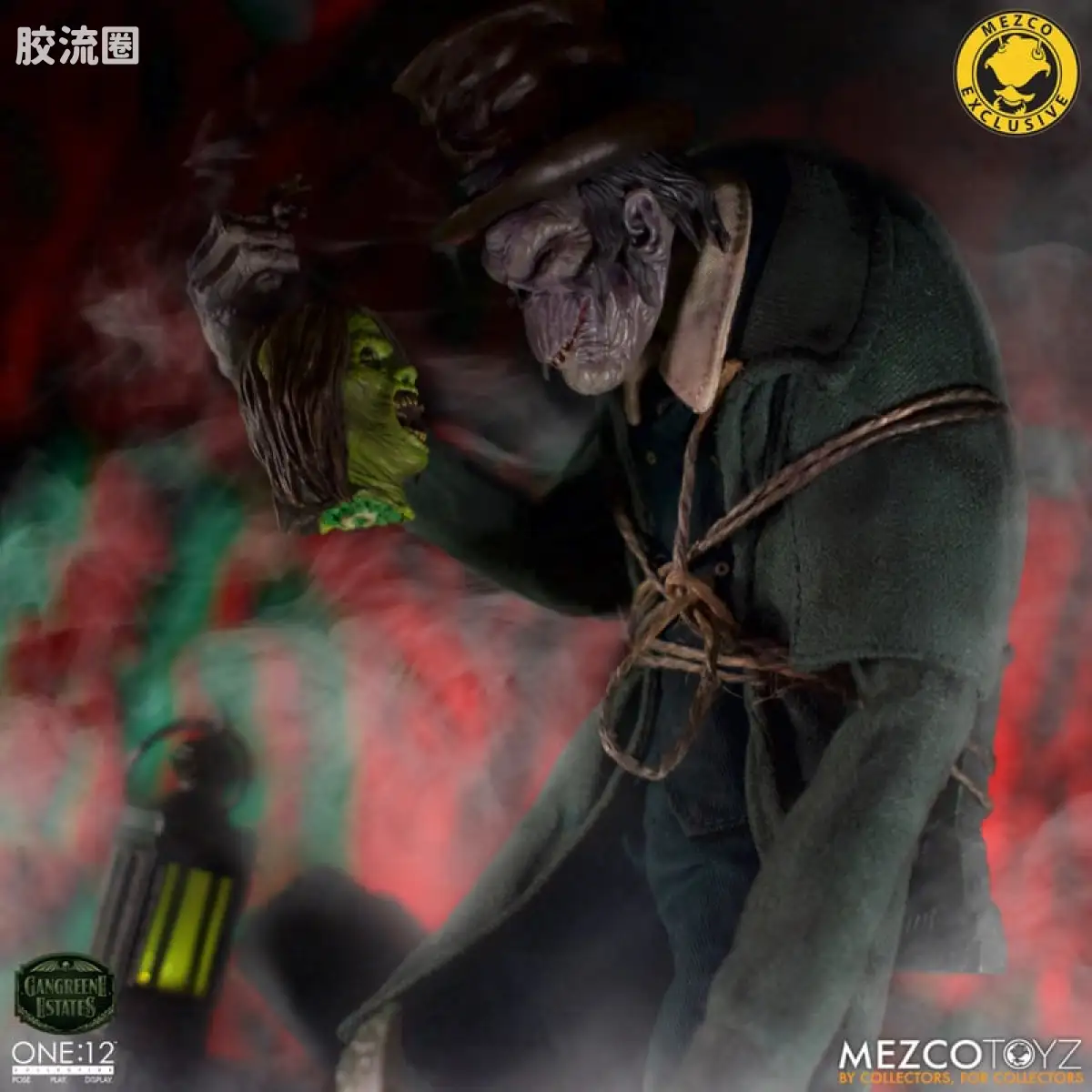 Mezco one-12系列 1/12 Rumble Society集体系列  坏蛆庄园 掘墓人 西奥多·索德卡特 - 图片