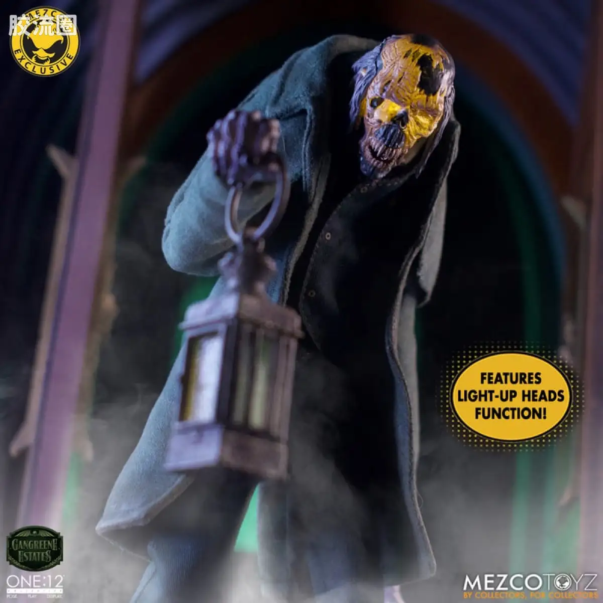 Mezco one-12系列 1/12 Rumble Society集体系列  坏蛆庄园 掘墓人 西奥多·索德卡特 - 图片