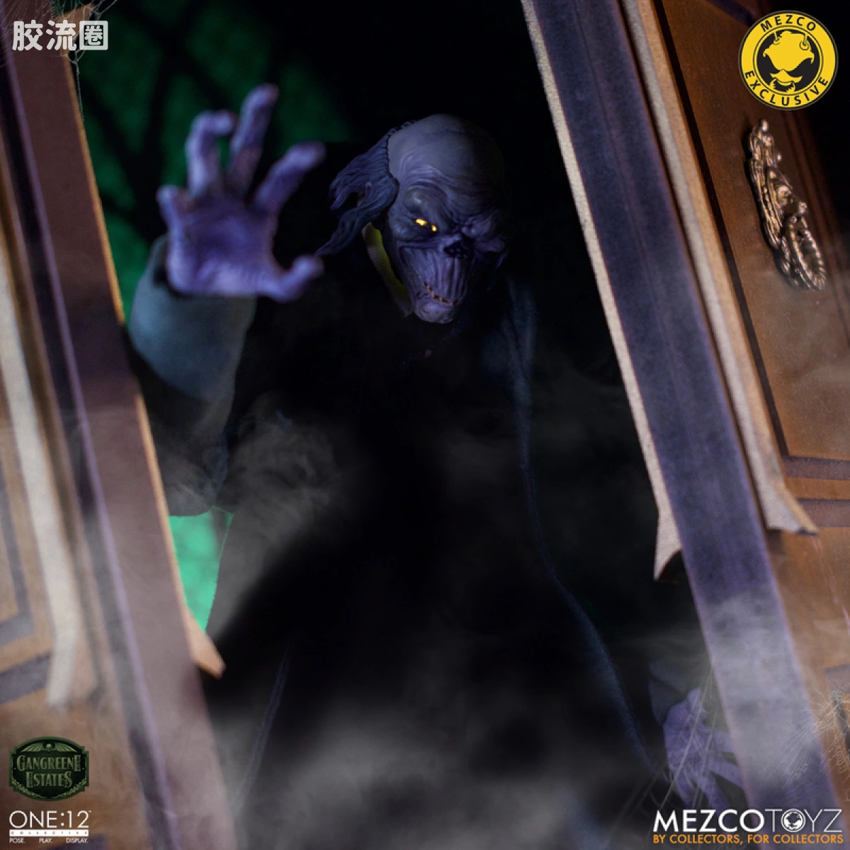 Mezco one-12系列 1/12 Rumble Society集体系列  坏蛆庄园 掘墓人 西奥多·索德卡特 - 图片