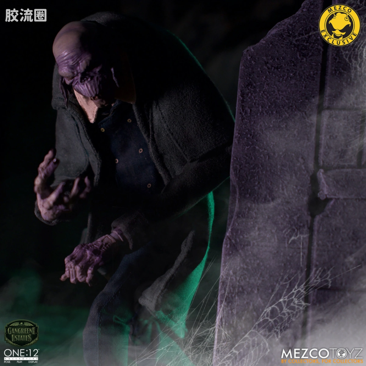Mezco one-12系列 1/12 Rumble Society集体系列  坏蛆庄园 掘墓人 西奥多·索德卡特 - 图片