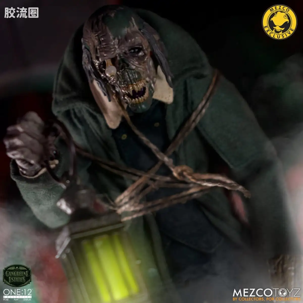 Mezco one-12系列 1/12 Rumble Society集体系列  坏蛆庄园 掘墓人 西奥多·索德卡特 - 图片