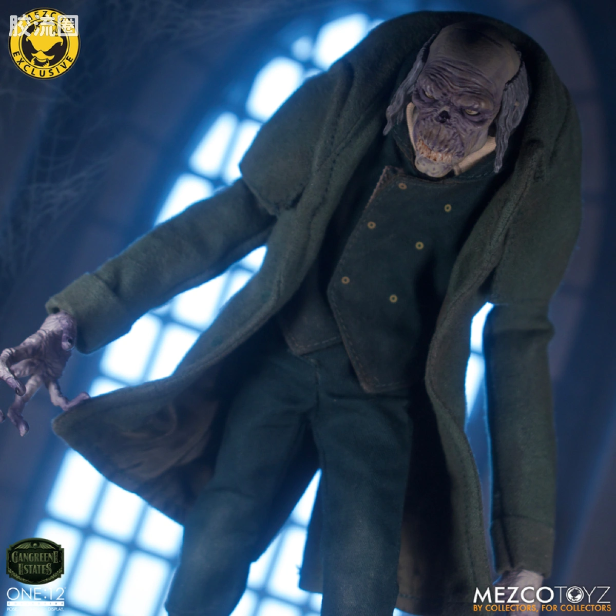Mezco one-12系列 1/12 Rumble Society集体系列  坏蛆庄园 掘墓人 西奥多·索德卡特 - 图片