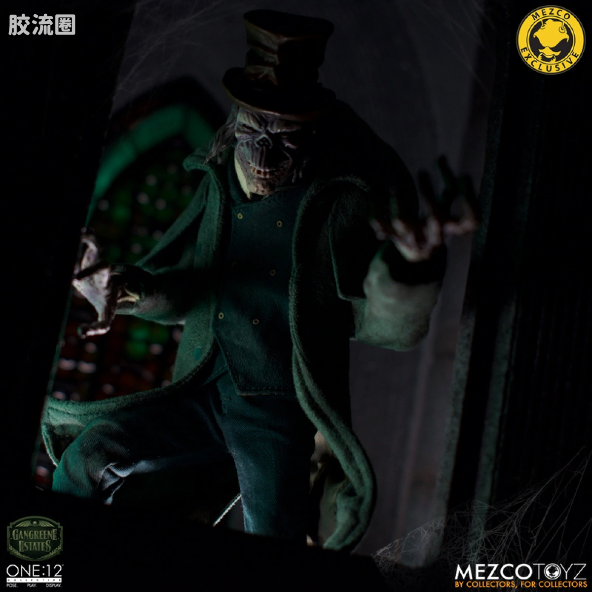 Mezco one-12系列 1/12 Rumble Society集体系列  坏蛆庄园 掘墓人 西奥多·索德卡特 - 图片