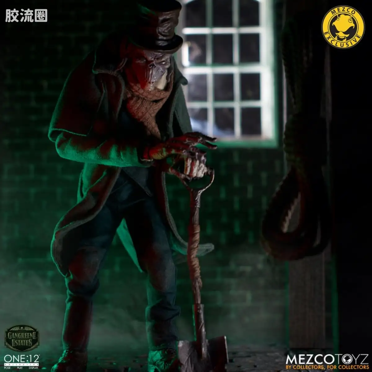 Mezco one-12系列 1/12 Rumble Society集体系列  坏蛆庄园 掘墓人 西奥多·索德卡特 - 图片