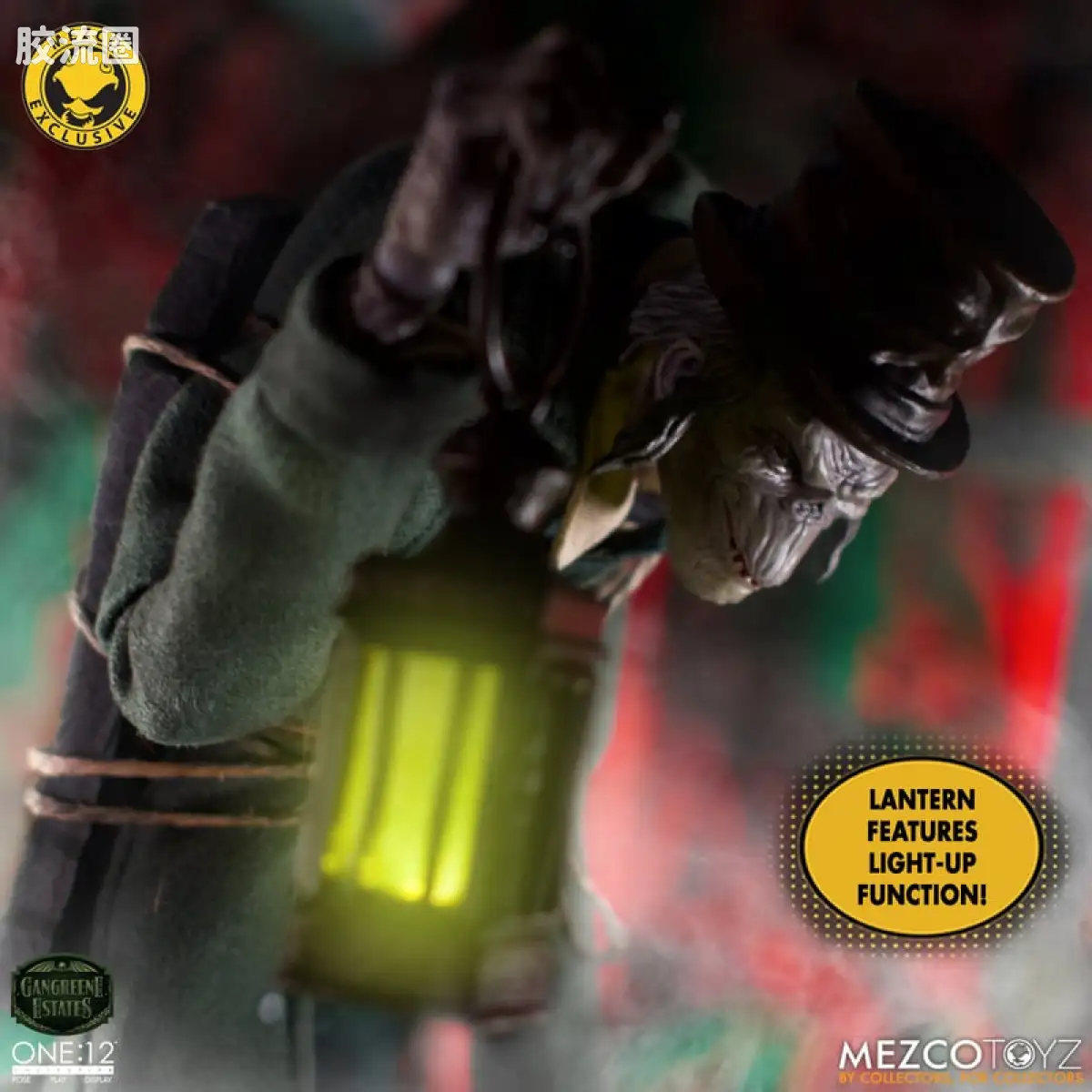 Mezco one-12系列 1/12 Rumble Society集体系列  坏蛆庄园 掘墓人 西奥多·索德卡特 - 图片