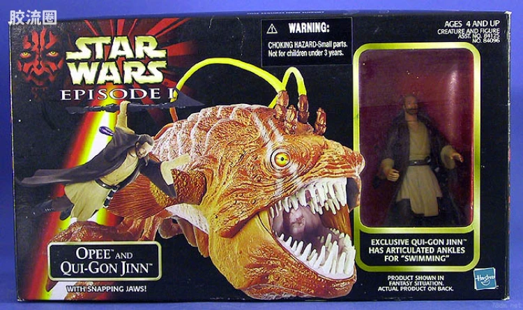 星球大战 第一集魅影危机 动物套装系列 Opee and Qui-Gon Jinn