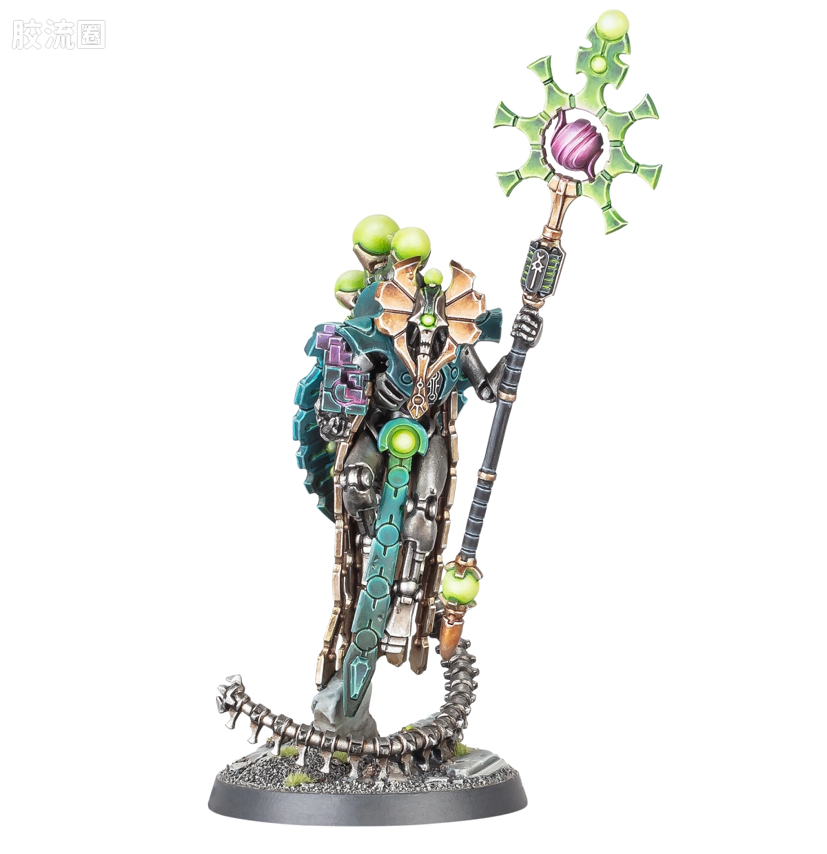 战锤40K Necron 太空死灵 10版 占卜者欧瑞肯 - 图片