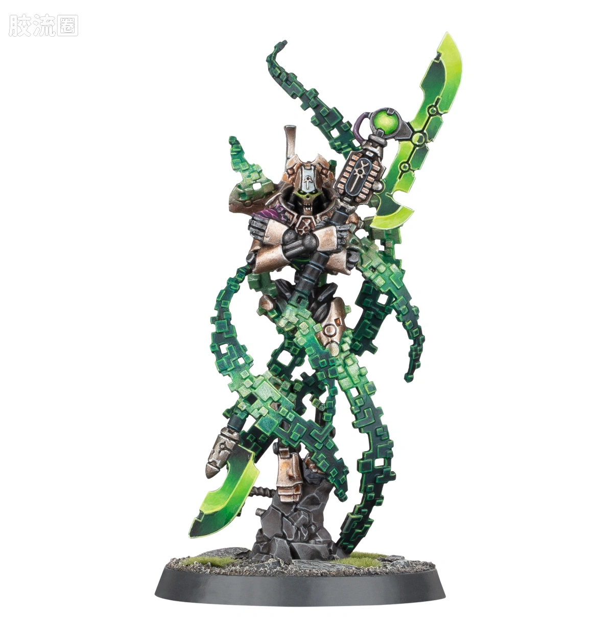 战锤40K Necron 太空死灵 10版 装备传送斗篷的霸主 - 图片
