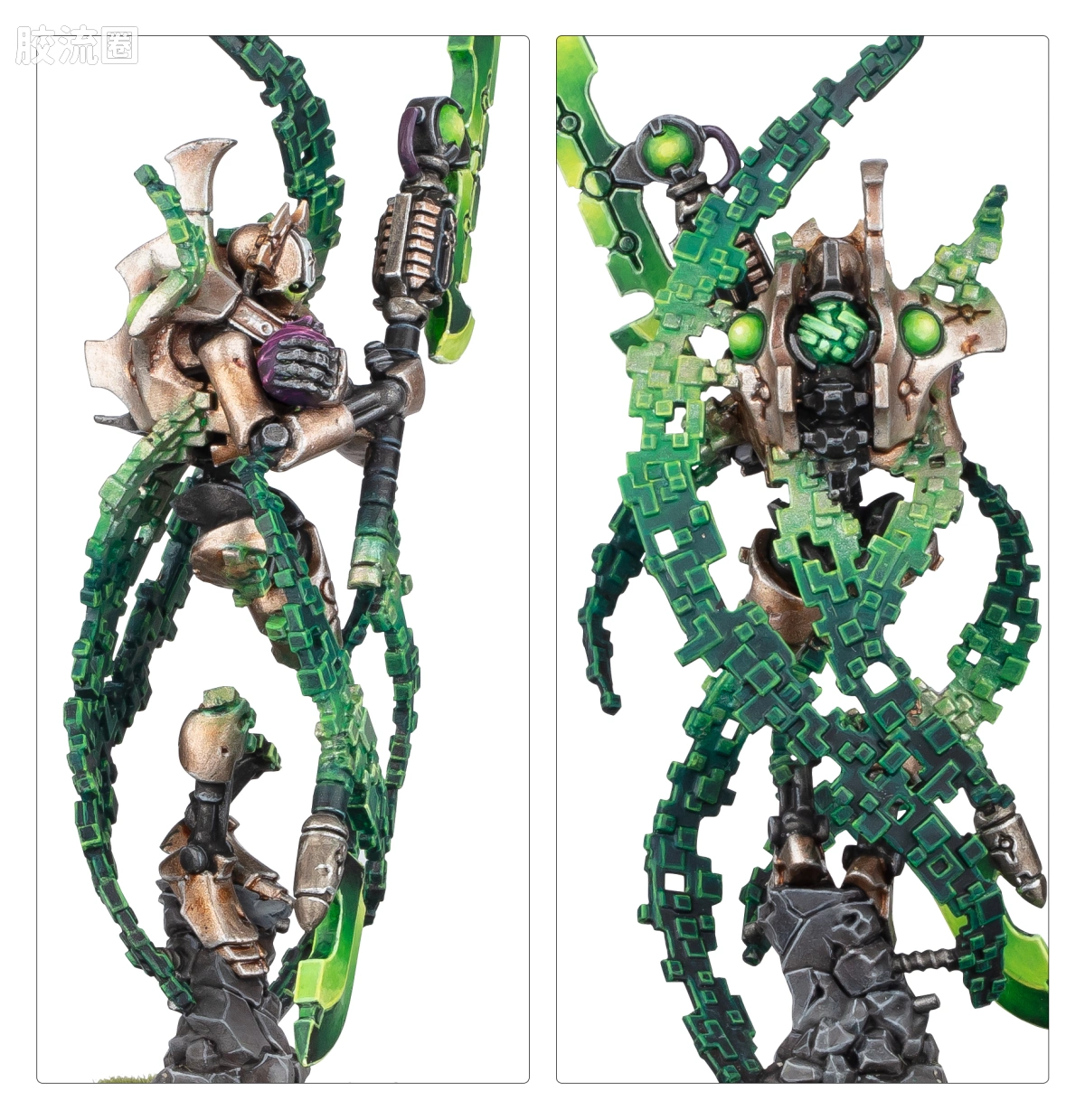 战锤40K Necron 太空死灵 10版 装备传送斗篷的霸主 - 图片