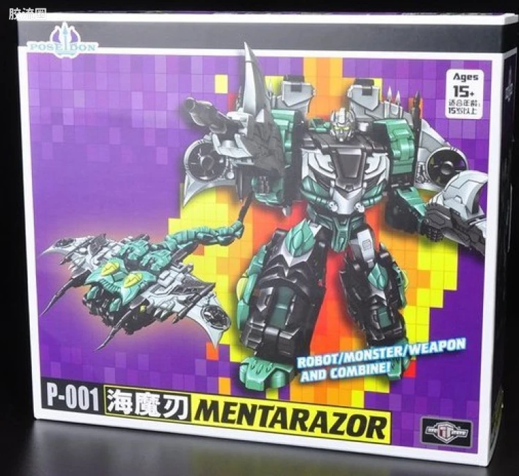 TFCTOYS变形机甲玩具系列 合体系列 P-001C 海翼魔（海魔刃）