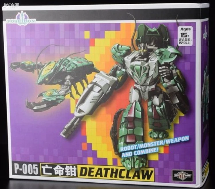 TFCTOYS变形机甲玩具系列 合体系列 P-005 铁钳虾（亡命钳）