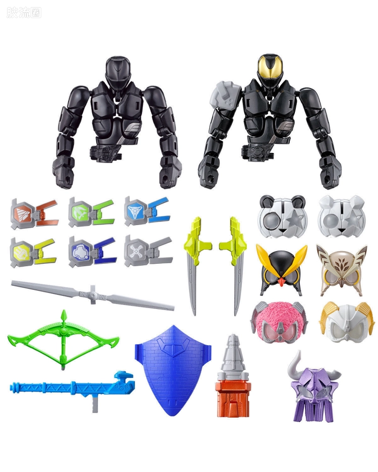 PB01 登录素体&骑士头部&武器部件 22件套装