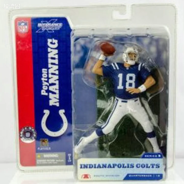 麦克法兰NFL美式足球系列玩具 第8代 PEYTON MANNING 2