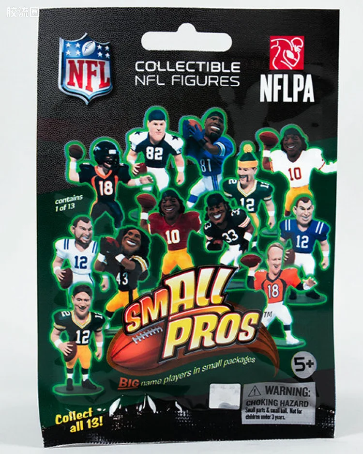 麦克法兰NFL美式足球系列玩具 Small Pros Series 1 PEYTON MANNING