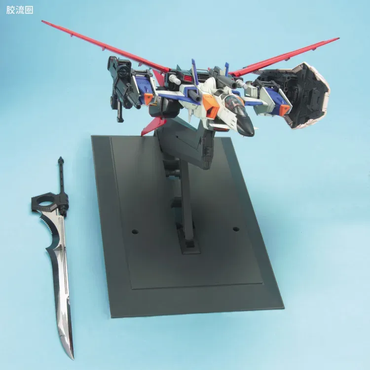 PG 普通版 MBF-02+AQM/E-X01 空装强袭嫣红 + FX-550 空中霸王 - 图片