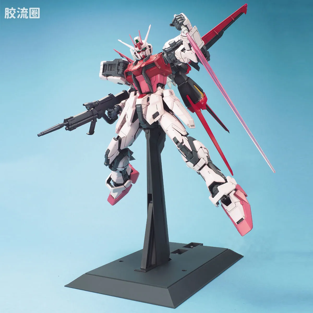 PG 普通版 MBF-02+AQM/E-X01 空装强袭嫣红 + FX-550 空中霸王 - 图片