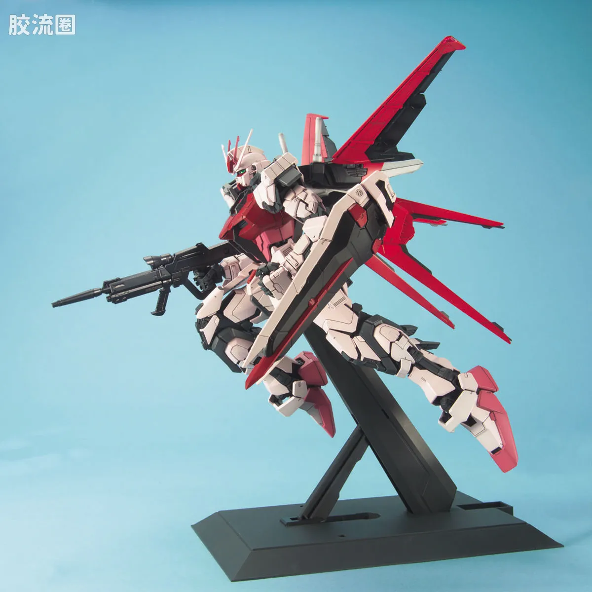 PG 普通版 MBF-02+AQM/E-X01 空装强袭嫣红 + FX-550 空中霸王 - 图片