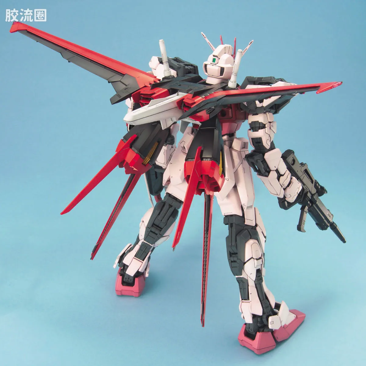 PG 普通版 MBF-02+AQM/E-X01 空装强袭嫣红 + FX-550 空中霸王 - 图片