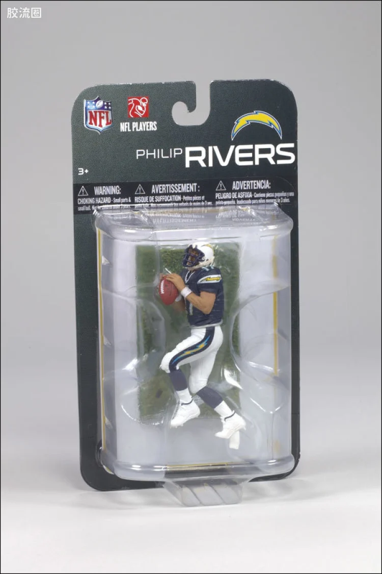 麦克法兰NFL美式足球系列玩具 3寸系列第7代 PHILIP RIVERS